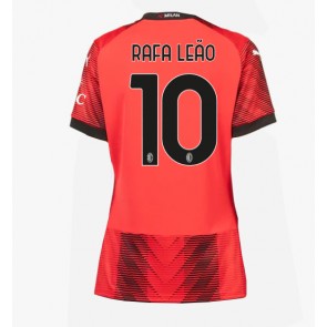 AC Milan Rafael Leao #10 Domaci Dres za Ženska 2023-24 Kratak Rukavima